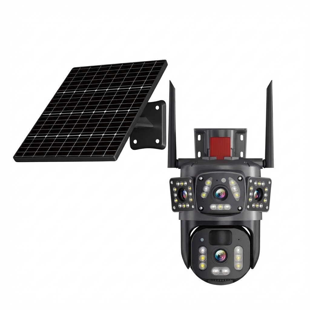 SolaGuard Solar Dual-Lens Outdoor Camera (SG-D42G-10F66-V10)