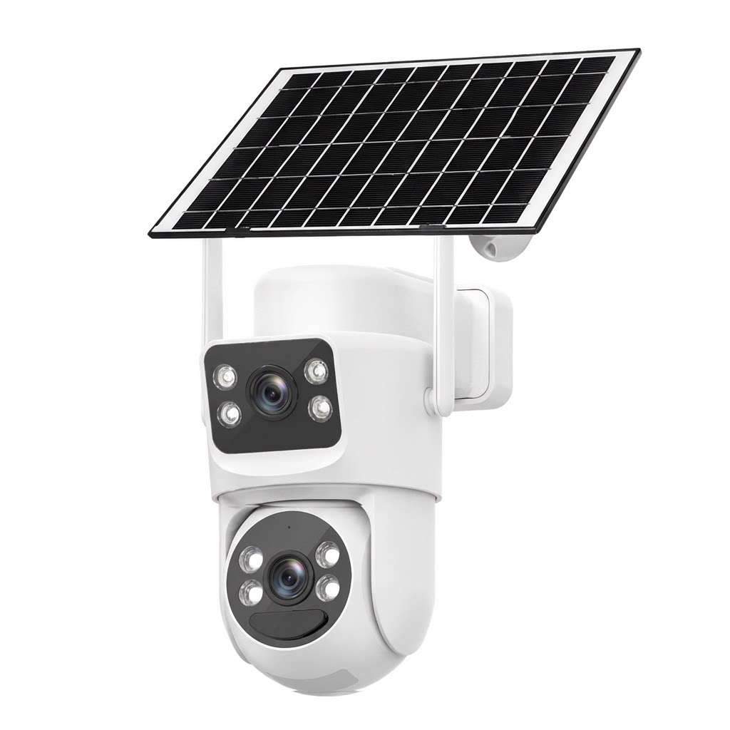 SolaGuard Solar Dual-Lens Outdoor Camera (SG-D42G-10F66-V12)