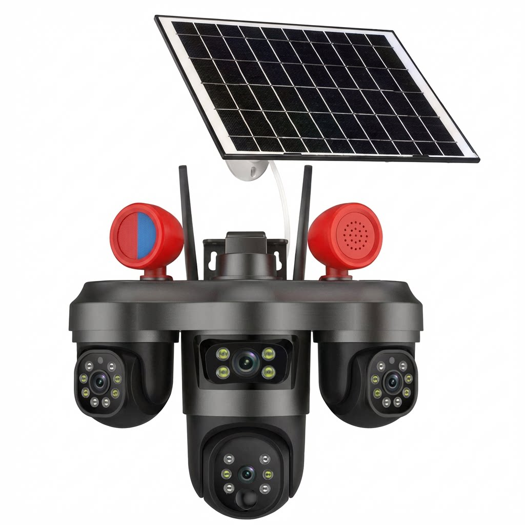 SolaGuard Solar Dual-Lens Outdoor Camera (SG-D42G-10F66-V15)