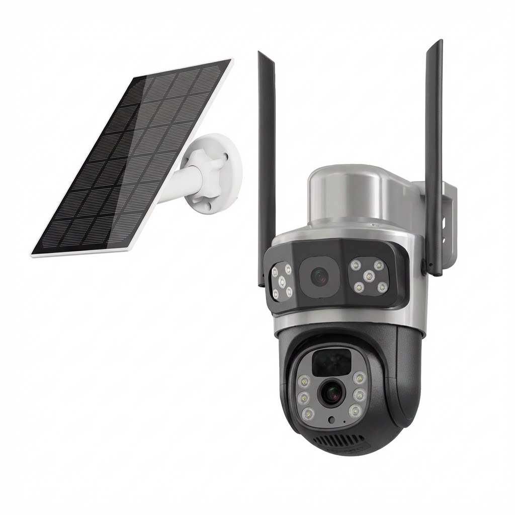 SolaGuard Solar Dual-Lens Outdoor Camera (SG-D42G-10F66-V17)