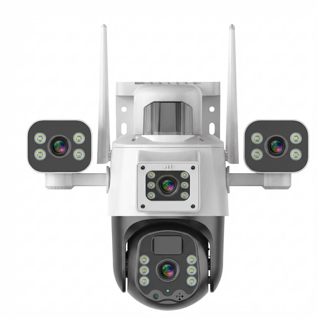 SolaGuard Solar Dual-Lens Outdoor Camera (SG-D42G-10F66-V1)