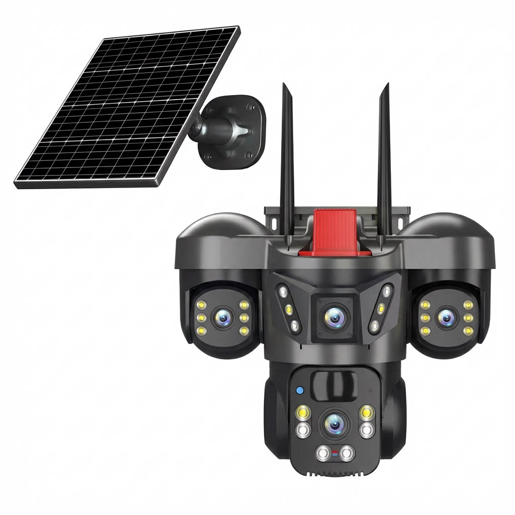 SolaGuard Solar Dual-Lens Outdoor Camera (SG-D42G-10F66-V7)