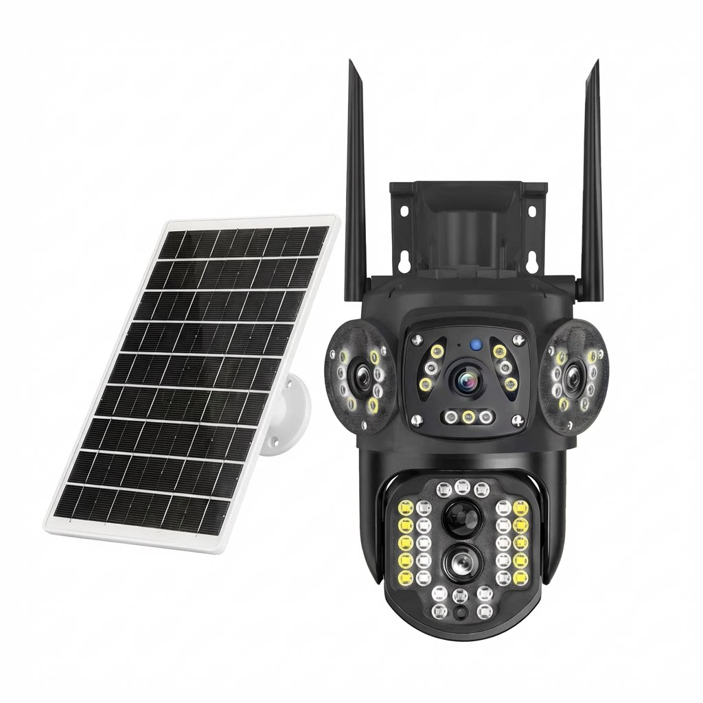 SolaGuard Solar Dual-Lens Outdoor Camera (SG-D42G-10F66-V9)