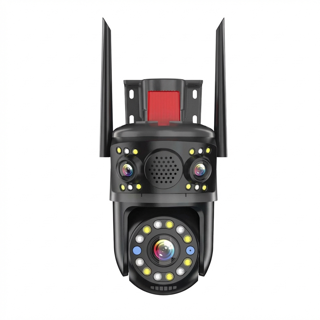 SolaGuard Standard Triple-Lens Outdoor Camera (SG-P43D-F66-V10)