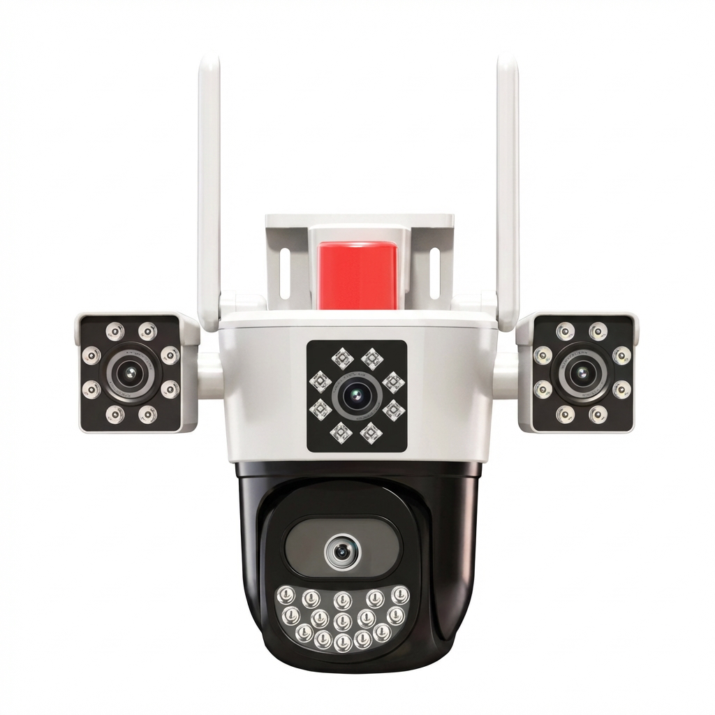 SolaGuard Standard Triple-Lens Outdoor Camera (SG-P43D-F66-V12)