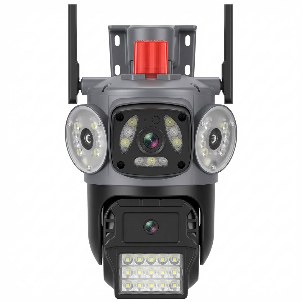 SolaGuard Standard Triple-Lens Outdoor Camera (SG-P43D-F66-V15)
