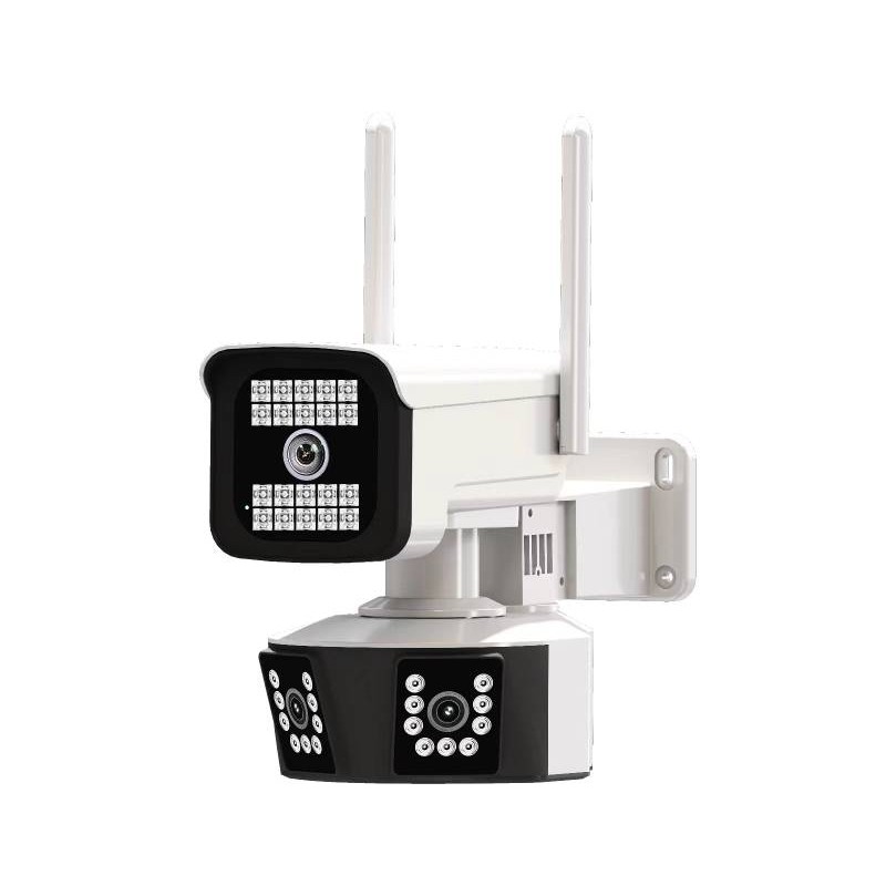 SolaGuard Standard Triple-Lens Outdoor Camera (SG-P43D-F66-V19)