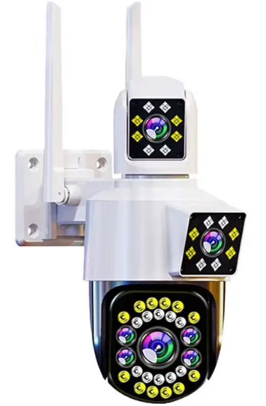 SolaGuard Standard Triple-Lens Outdoor Camera (SG-P43D-F66-V28)
