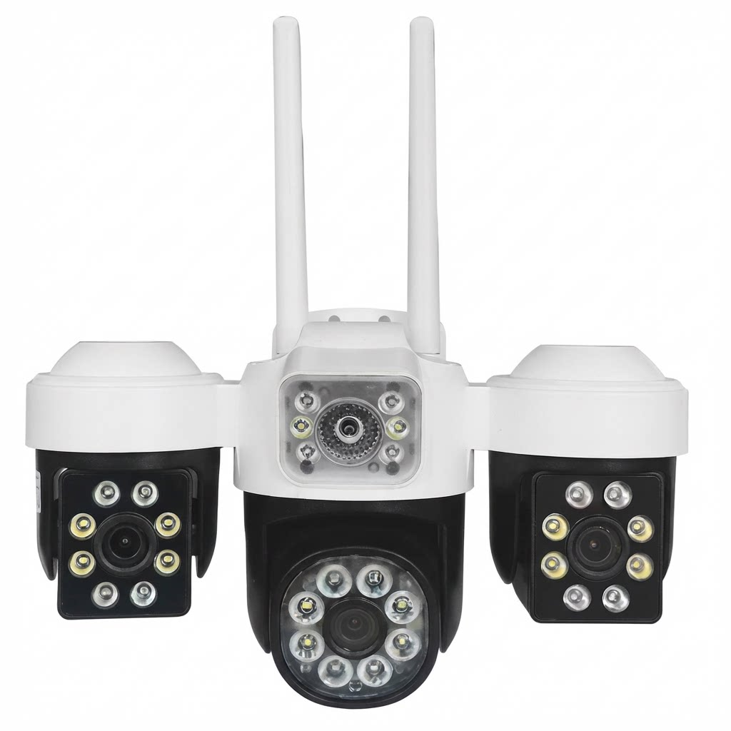 SolaGuard Standard Triple-Lens Outdoor Camera (SG-P43D-F66-V33)