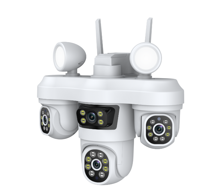 SolaGuard Standard Triple-Lens Outdoor Camera (SG-P43D-F66-V34)
