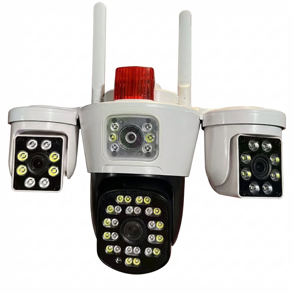 SolaGuard Standard Triple-Lens Outdoor Camera (SG-P43D-F66-V36)