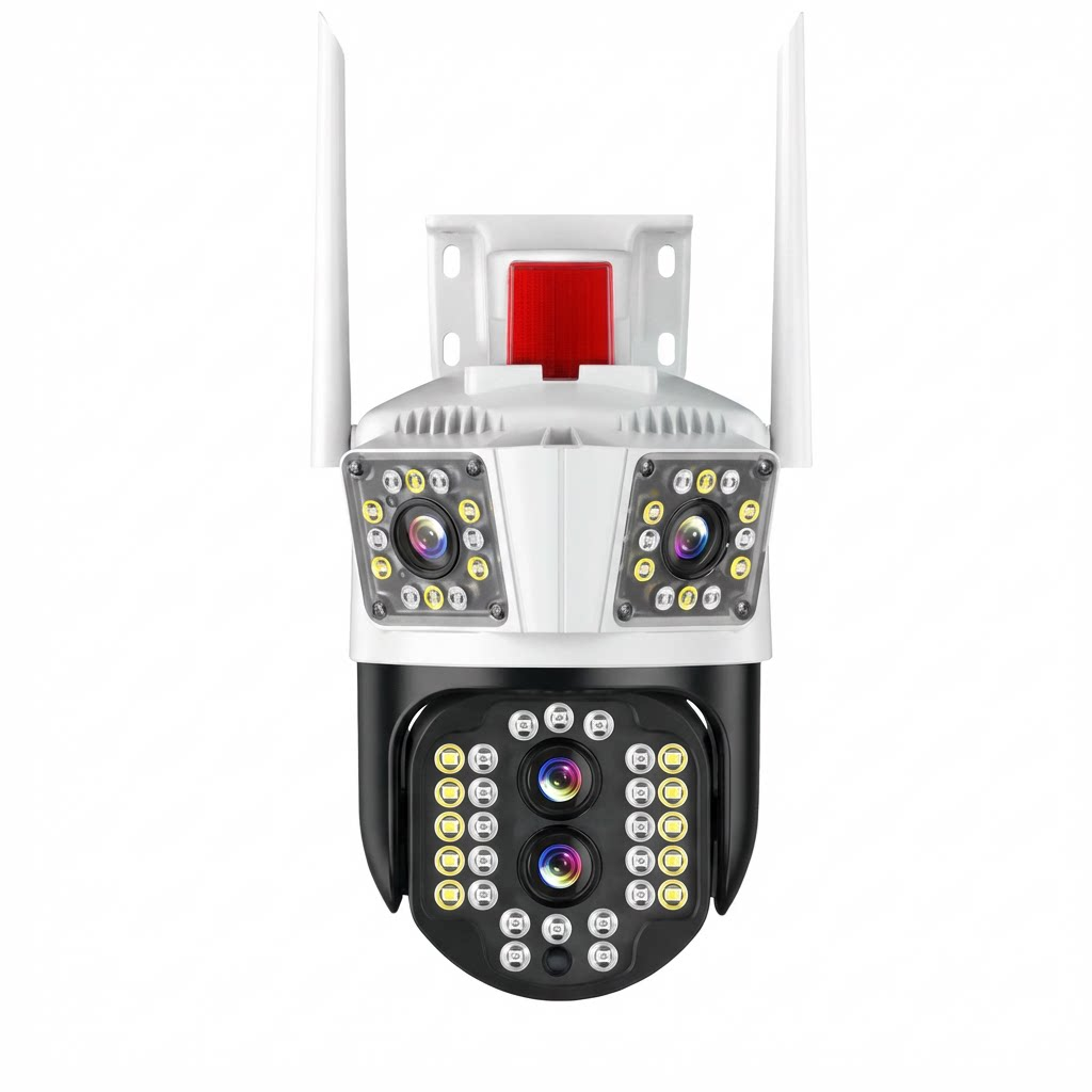 SolaGuard Standard Triple-Lens Outdoor Camera (SG-P43D-F66-V4)