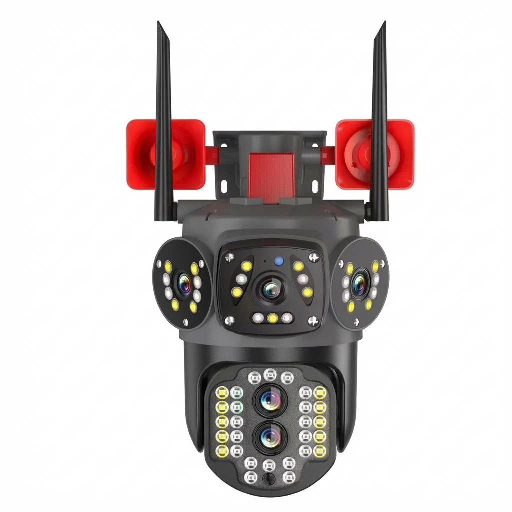 SolaGuard Standard Triple-Lens Outdoor Camera (SG-P43D-F66-V5)