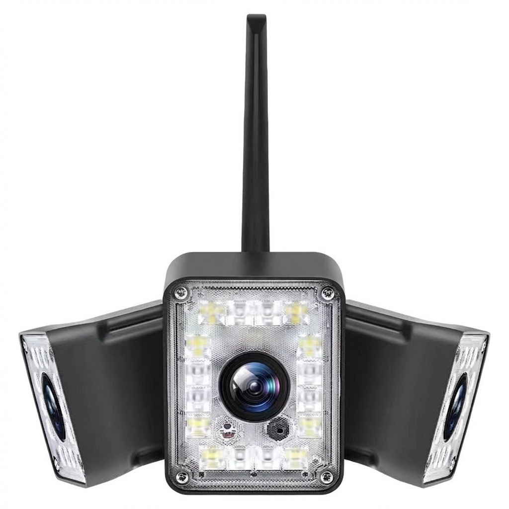 SolaGuard Standard Triple-Lens Outdoor Camera (SG-P43D-F66-V7)