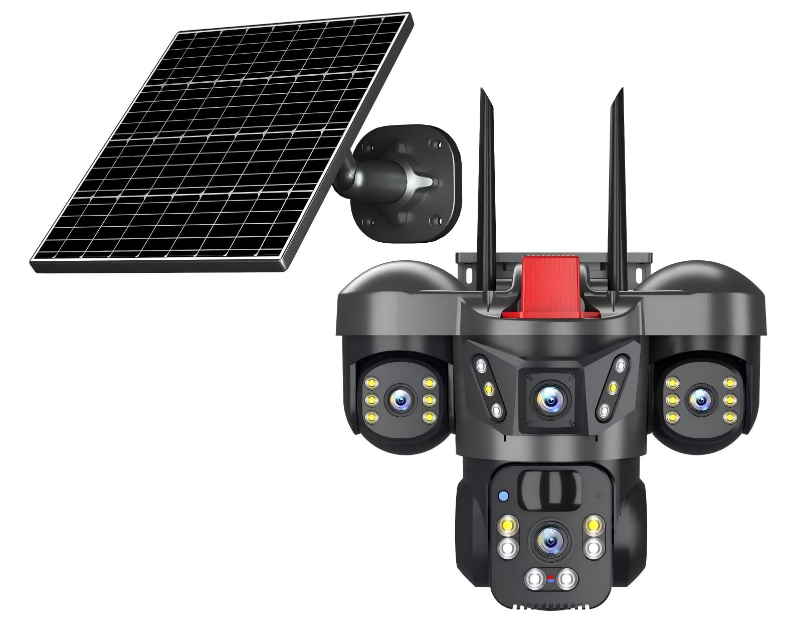 SolaGuard Solar Triple-Lens PTZ Camera (SG-S43G-10T66-V6)