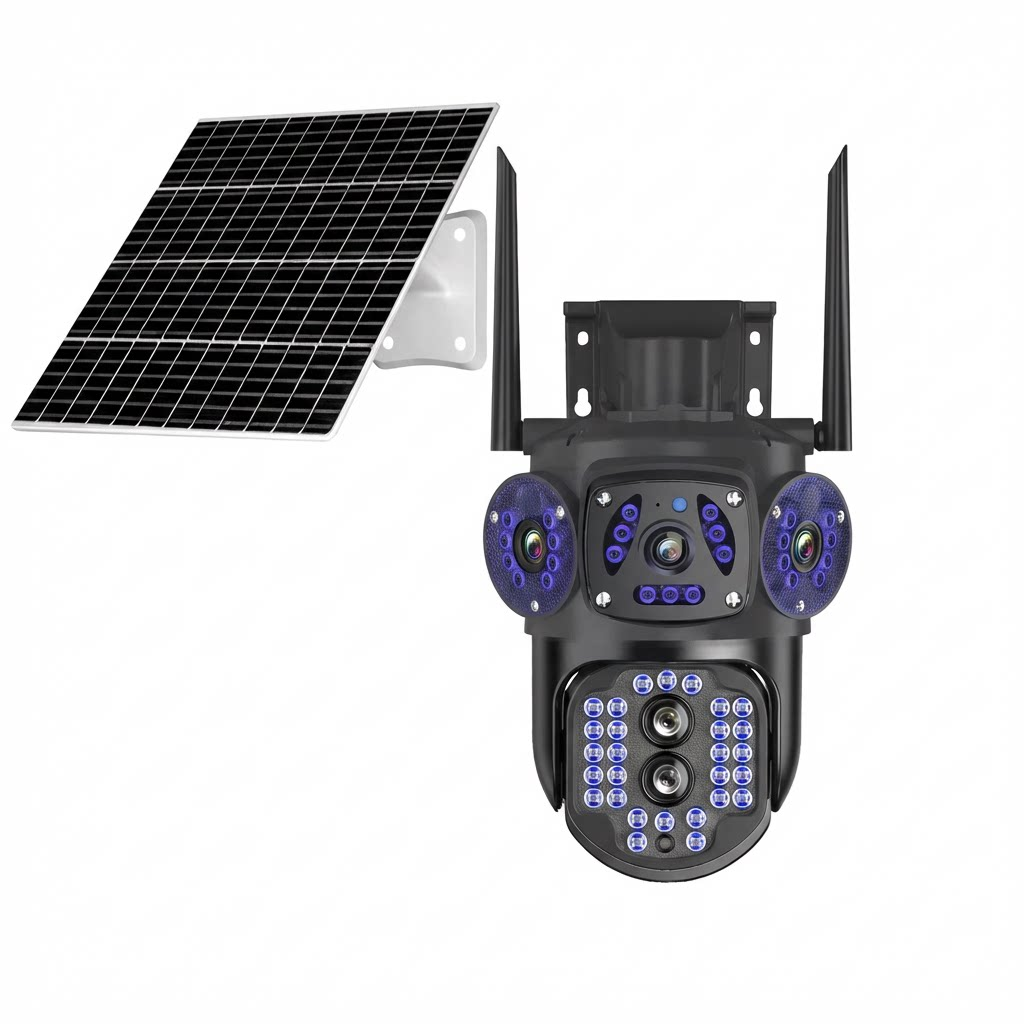 SolaGuard Solar Triple-Lens PTZ Camera (SG-S43G-10T66-V8)