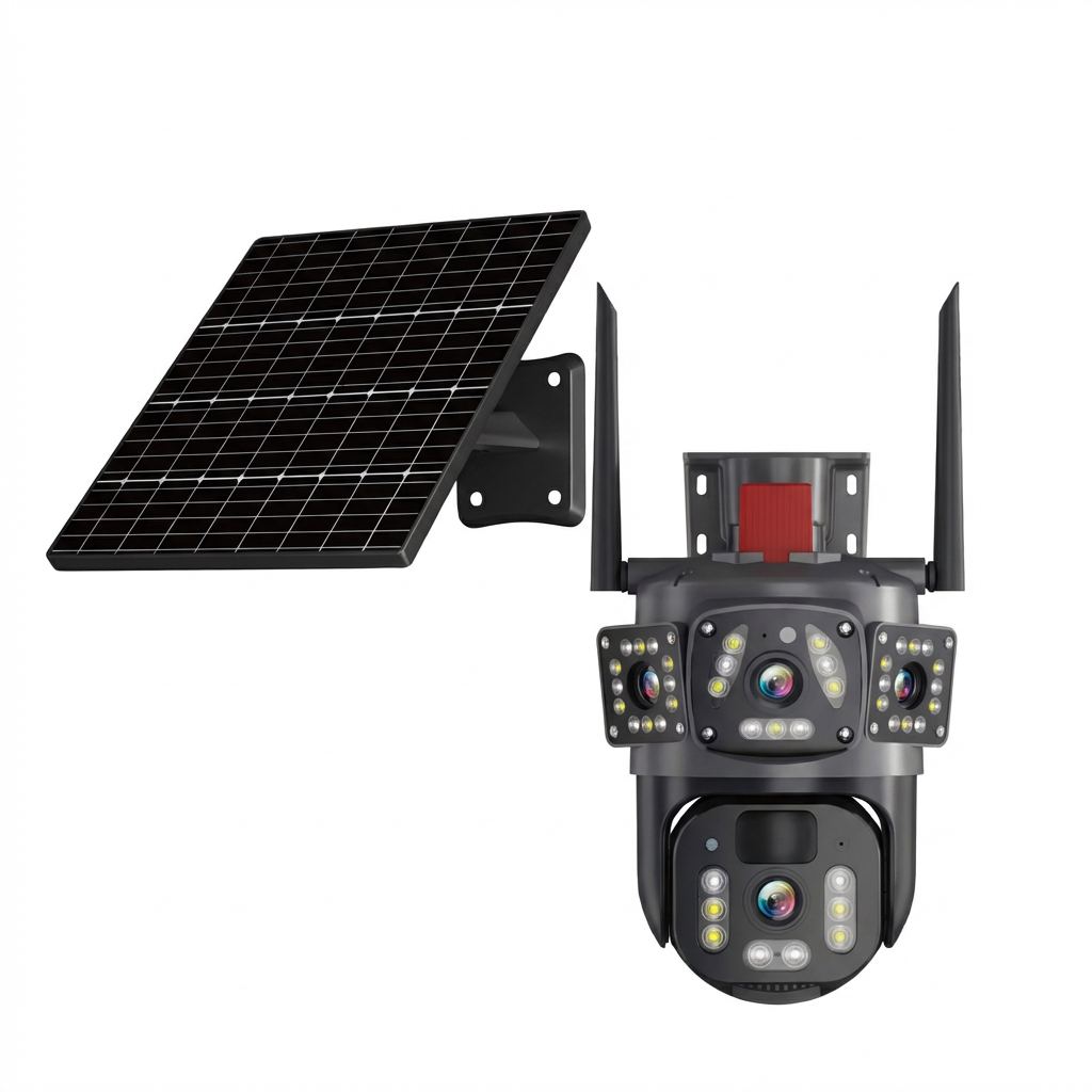 SolaGuard Solar Triple-Lens PTZ Camera (SG-S43G-10T66-V9)